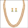 2 string peach  pearl set - SJPJA-231 - Click here to View more details about this Product